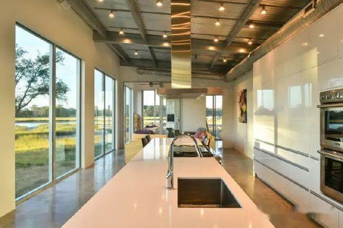 绿色未来之家 一栋钢结构装配式发电住宅的室内装饰艺术